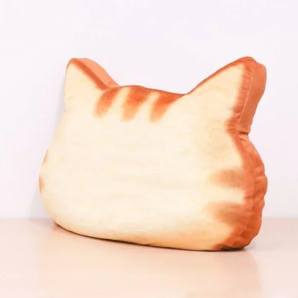 Toreba Exclusive - Toasted Cat Shaped Bread Cushion - Picture 3 of 6